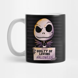 Guilty Jack Cute Skellington MugShot Mug